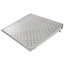 36" L x 36" W - Silver Spring Aluminum Adjustable Threshold Ramp