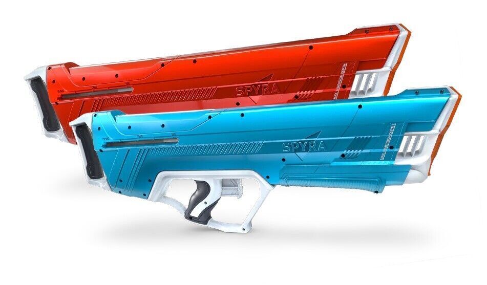 🔫 Spyra Two Electronic Water Gun Super Blaster Duel - Red and Blue Duel 🚚✅