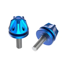 Blue Motorcycle Seat Mounting Bolt Screw for Harley Softail Dyna Sportster 2952A