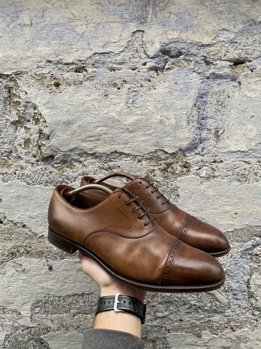 oxford brown leather shoes size 