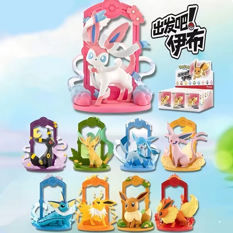 Pokemon Evoli Eevee Figur mit Karte Original Furism Anime Manga + Box