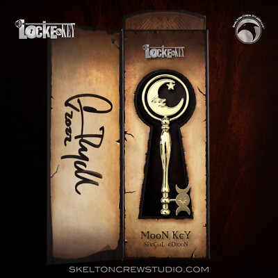 Locke & Key: CHARITY SIGNED Special Edition Moon Key in Ghost Door Box!