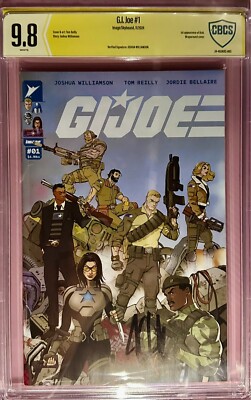 GI JOE  #1  2024 IMAGE SKYBOUND CBCS Signature Series 9.8 Signed by Williamson