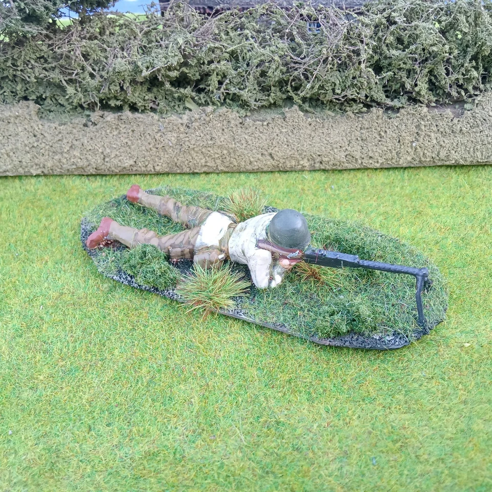 Painted Airfix 54mm WW2 American Light Machine Gun,Dday, Normandy, Italy. - Image 2 of 3