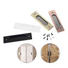 Barn Door Handle Set Pull Flush Hardware Drawer Pulls Home Decor Accessories