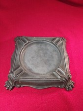 Antiker Aschenbecher Metall Tatzenfüße (590)