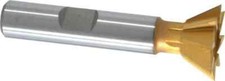 Made in USA 3/4" Diam x 5/16" Wide High Speed Steel 60? Dovetail Cutter TiN F...