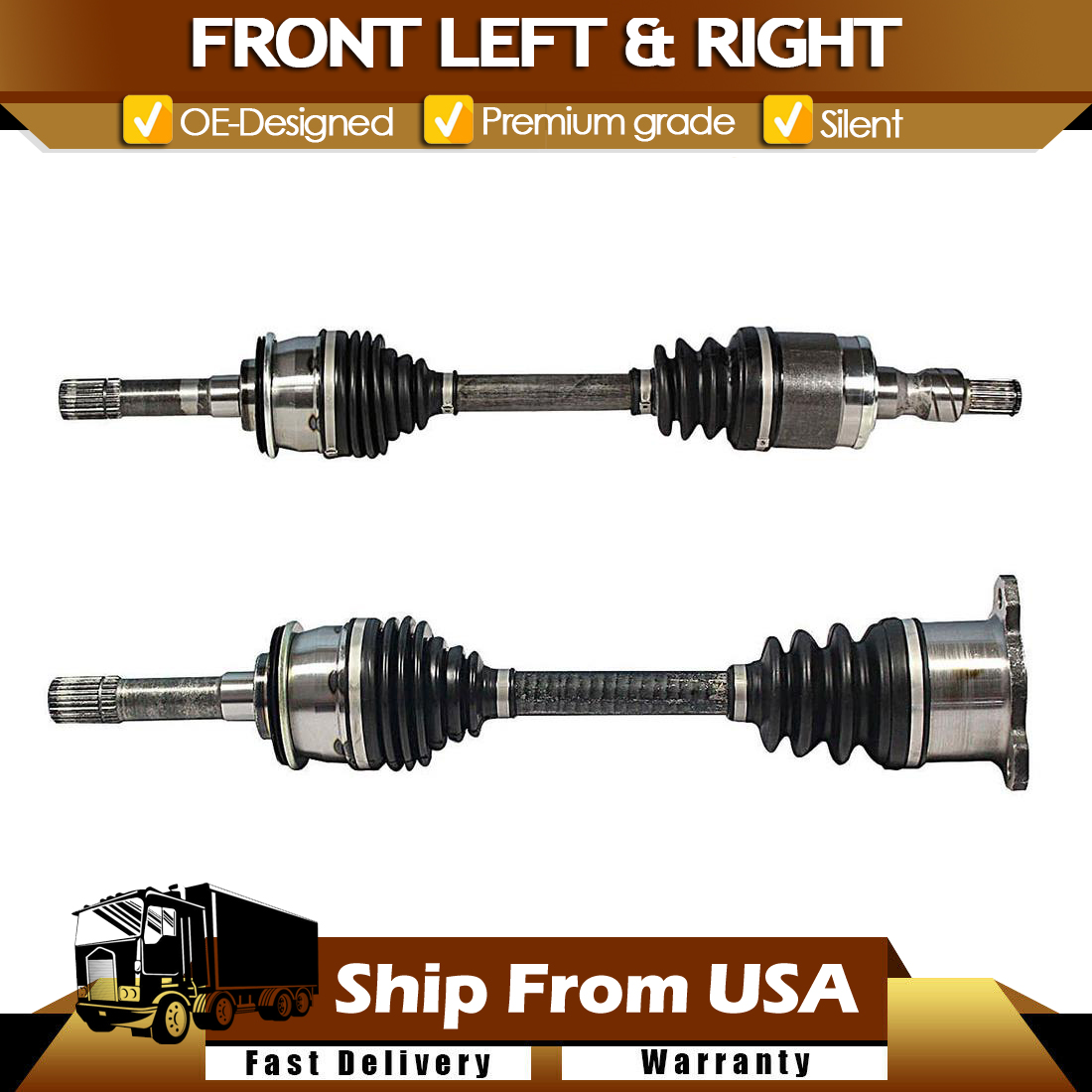 Front 2x CV Joint Axle Shaft for SUZUKI SIDEKICK 89-98 X-90 Front 2x CV Joint Axle Shaft for SUZUKI SIDEKICK 89-98 X-90