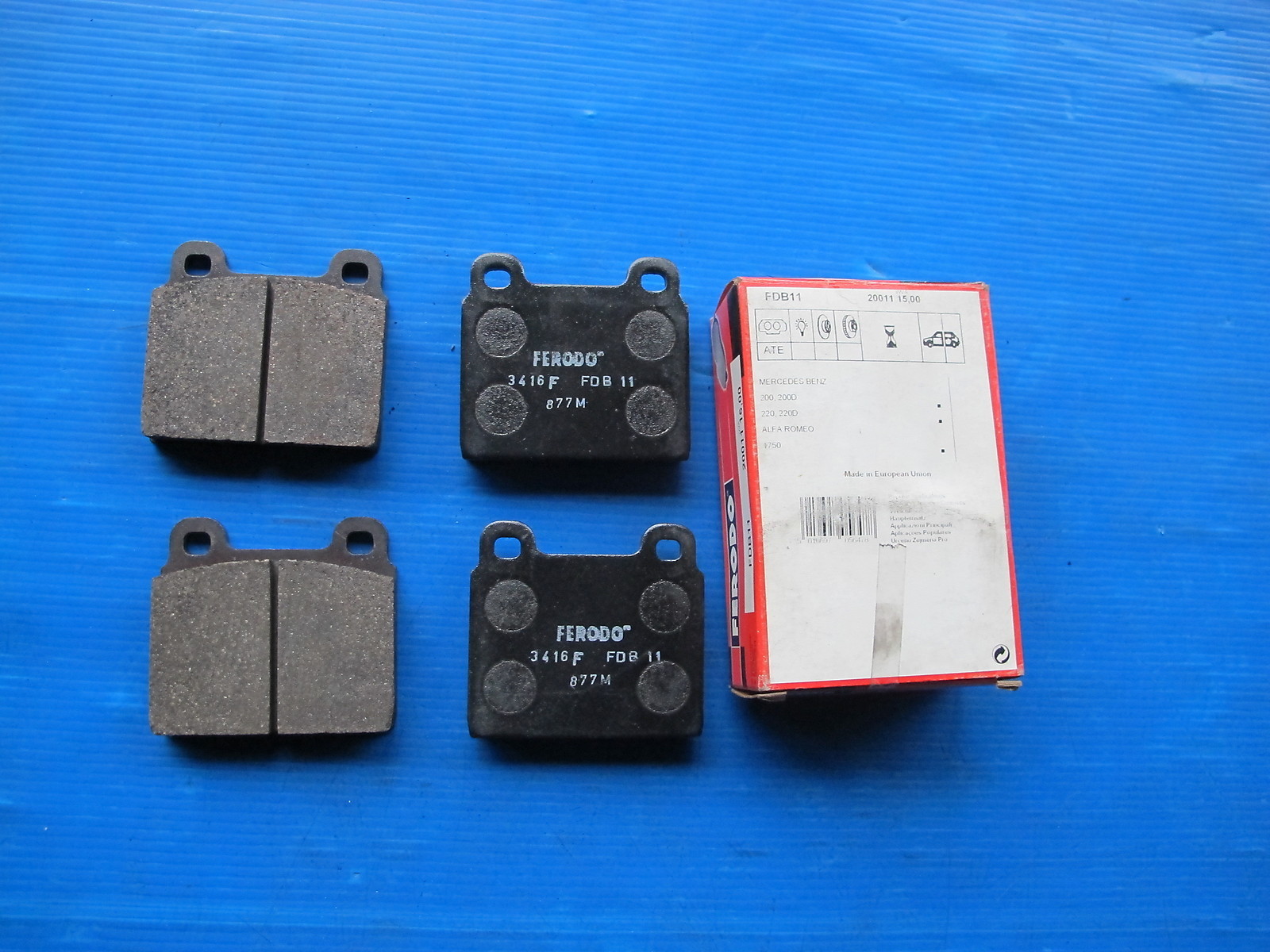 Plaquettes de freins avant Ferodo auto ancienne Chrysler 160 1750 2000