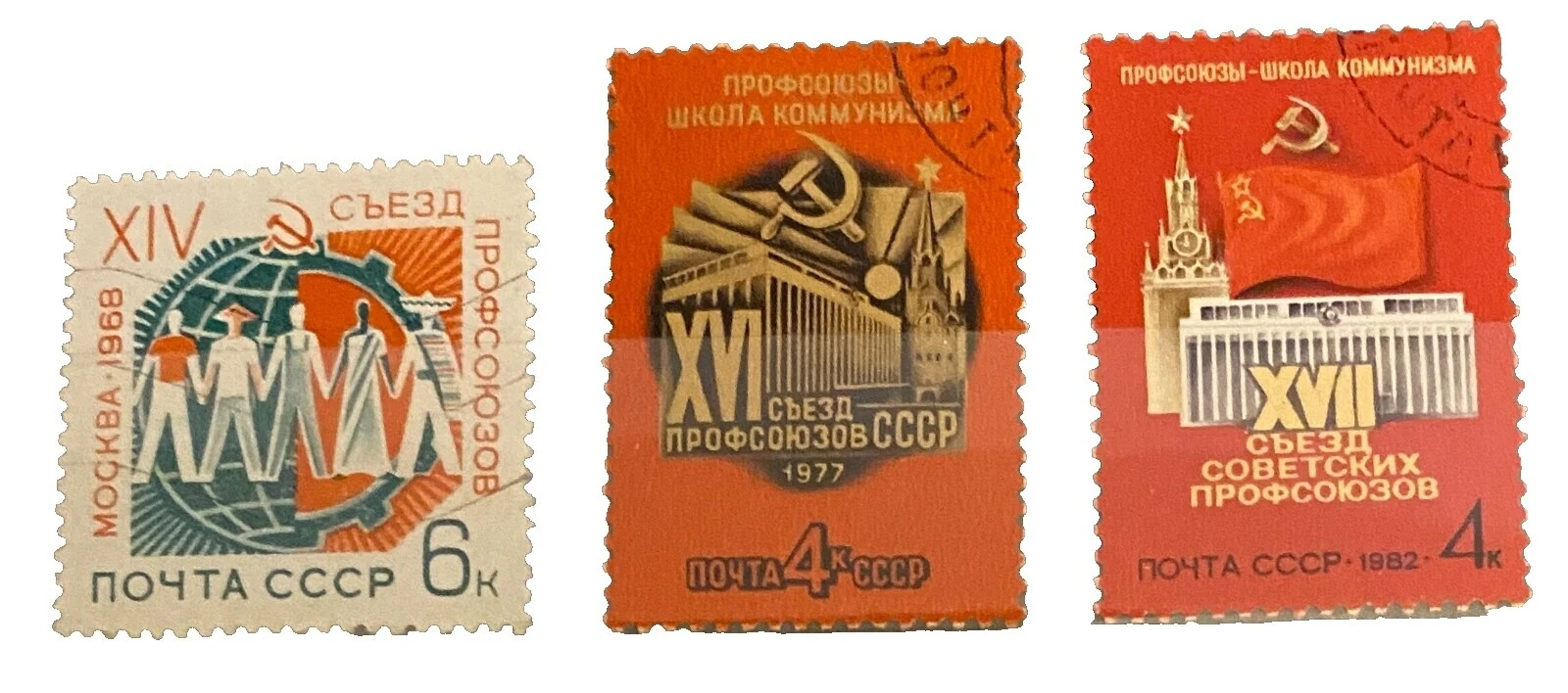 Business, Industry, Careers Used Russian & Soviet Union Stamps