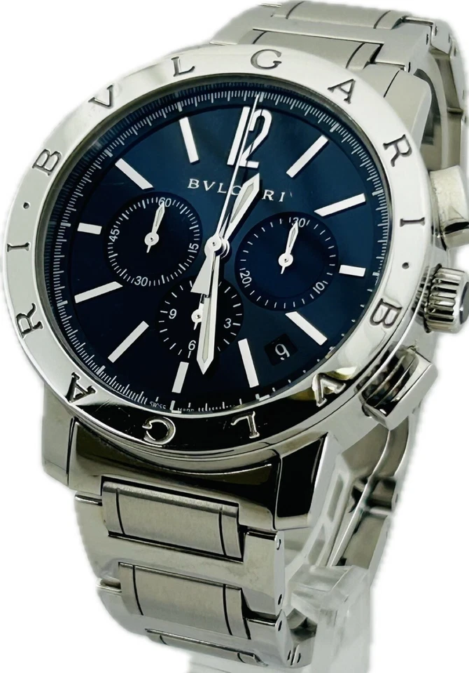 Bvlgari BvlgariBvlgari BB41SCH Chronograph Mens Watch Near Mint A1511