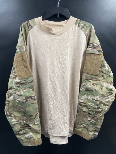 Tru-Spec Multicam Combat Shirt Mens Condura Base Layer Military Rip Stop Sz XLR