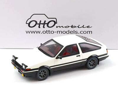 カー模型ミニカーSprinter  Trueno AE86 後期型1985年式 1/18 Toyota Sprinter Trueno (AE86) 1985 White Black Model by Otto