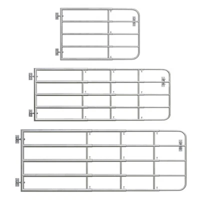 Weidezauntor VOSS.farming Tor Montageset Weidetor Weidezaun Stahl Gatter