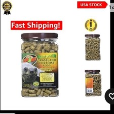 Natural High-Fiber Tortoise Food   35oz Grassland Blend for All Breeds