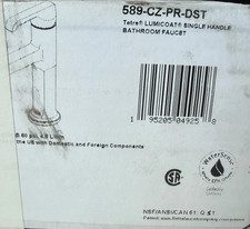 Delta Tetra 1.2 GPM Bathroom Faucet Lumicoat Bronze 589-CZ-PR-DST Sealed 