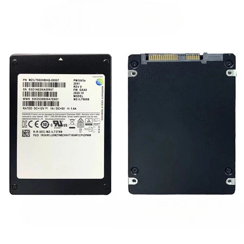 Disk Samsung  960Go SSD SAS 12G  MLC  usage mixte  Model  MZ-ILT960B