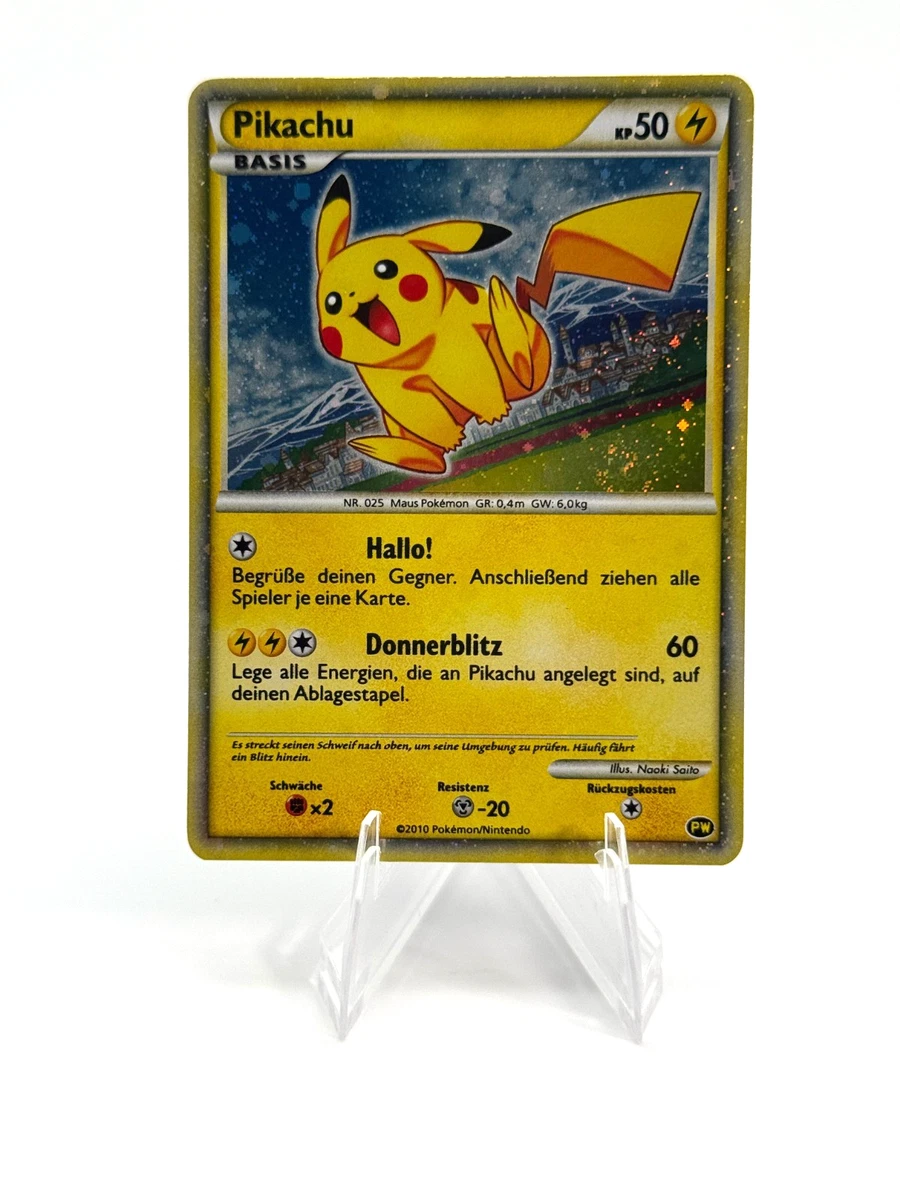 Pikachu Pokémon TCG German Individual Collectible Card Games for