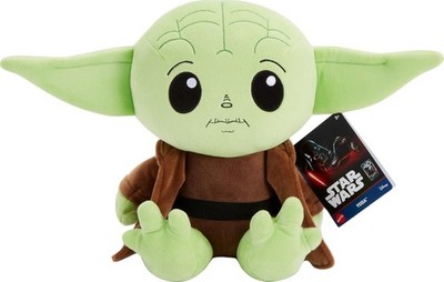 Mattel Star Wars Return Jedi Snug Club Plush Toy, Yoda Soft Character Doll