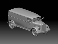 1/35 scale LeSinn kit, unpainted, WW2 German Opel Blitz 1.5t, olkswagen Bus,