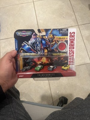 Micro Machines Transformers Age of Extinction S2 Set 7 Bumblebee Mini Cars NEW