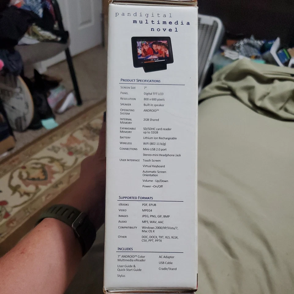 Pandigital Novel 7" Multimedia eReader Barnes Noble, 2GB - Image 3 of 3