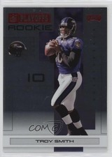 2007 Playoff NFL Playoffs Rookie Red Metalized 81/399 Troy Smith #133 z6b