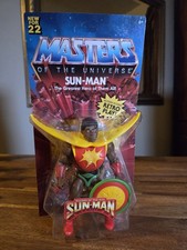 Masters of the Universe Origins Sun-Man MOTU Rulers of the Sun Mattel Sealed