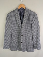 Ted Baker Endurance Blazer Mens 40S Gray Sing...