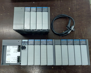 Allen Bradley SLC 500 PLC System CPU slc5/05 with I/O Modules & Cables