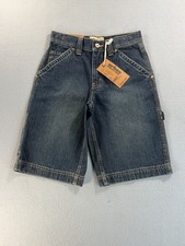 Urban Pipeline Boys 12 Denim Carpenter Shorts Dark Wash NWT