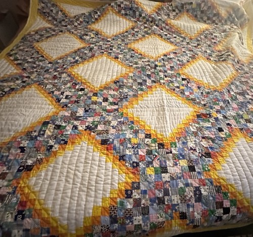 Vintage Patchwork Quilt Handmade | eBay