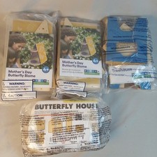 Lowe's Home Depot Kids Workshop Craft Kits Mothers Day Butterfly Biome Treehouse