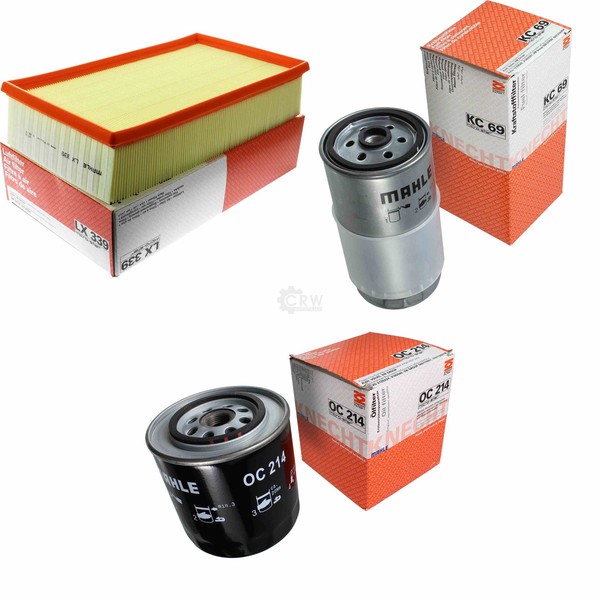 Mahle / Knecht Kraftstofffilter KC 69 Luftfilter LX 339 ÖLfilter OC 214-image