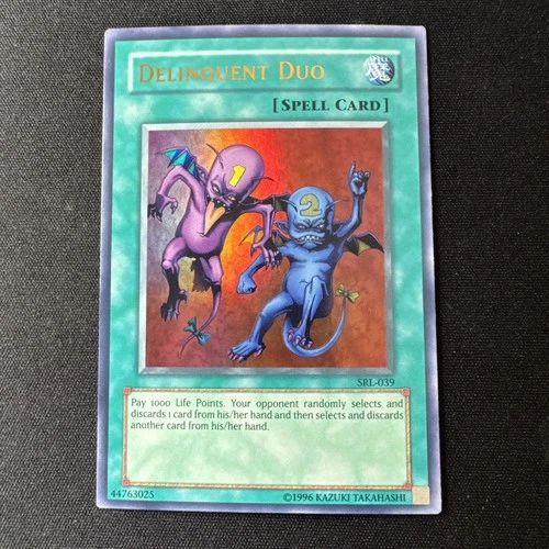 Yu-Gi-Oh! TCG Delinquent Duo SRL-EN039 Holo  Unlimited Ultra Rare MINT