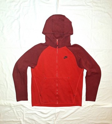 Nike Tech Fleece Full Zip Hoodie Herren M Rot | Hoodie | Full Zip