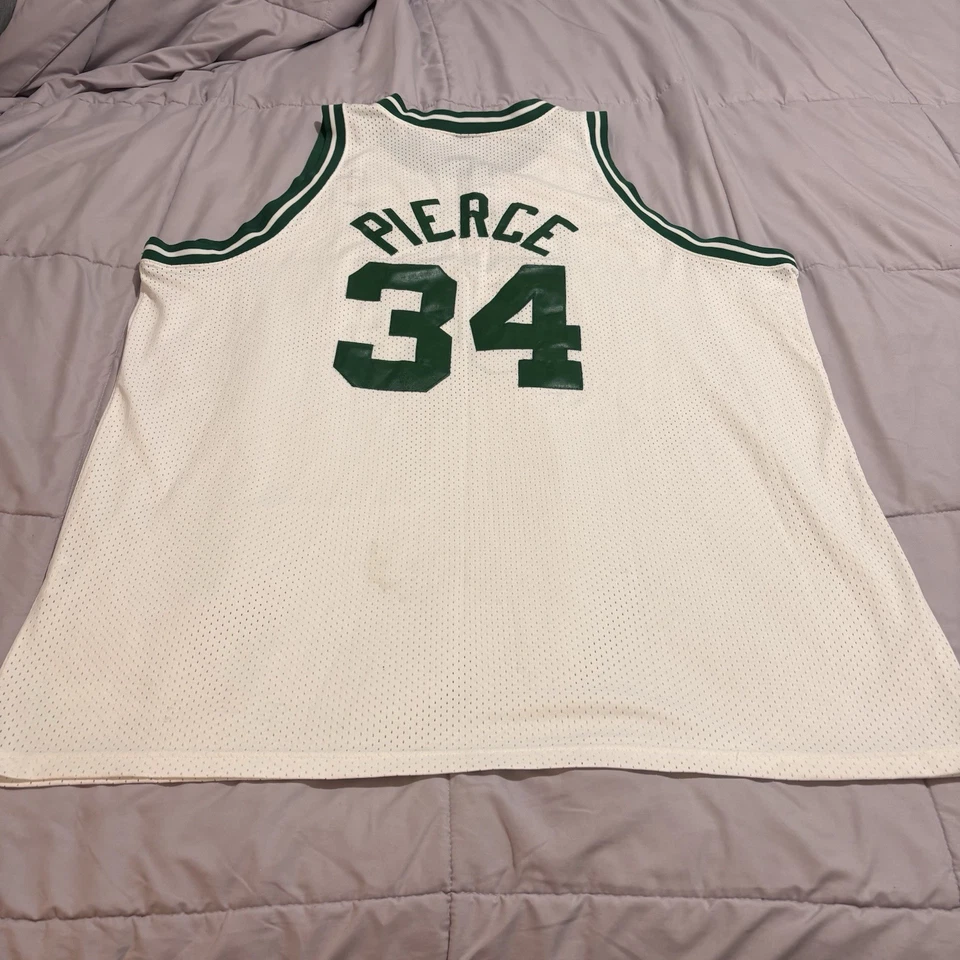Camiseta deportiva de baloncesto Nike Paul Pierce Boston Celtics Swingman blanca talla 4XL Foto 4 de 4