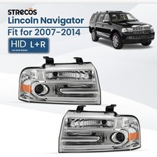 Hidxenon Headlight For 2007-2014 Lincoln Navigator Wo Ballast Leftright Pair