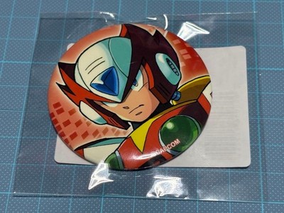 Capcom Kuji Rockman X E Prize E-2 Zero Can Badge