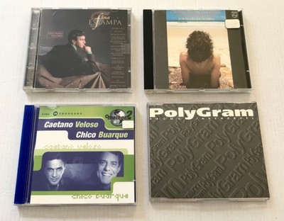 4 x CDs Caetano Veloso & Chico Buarque Brazilian Latin American Popular Music