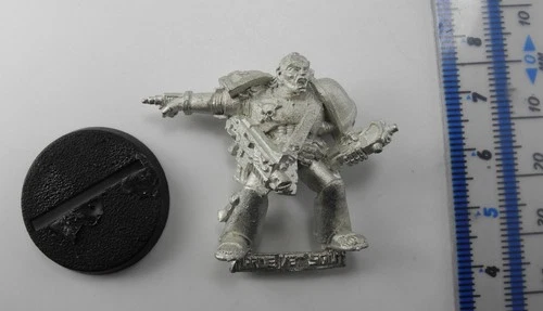SPACE MARINE VETERAN SERGEANT Metal Marines Army Command Warhammer 40K 1990s 11