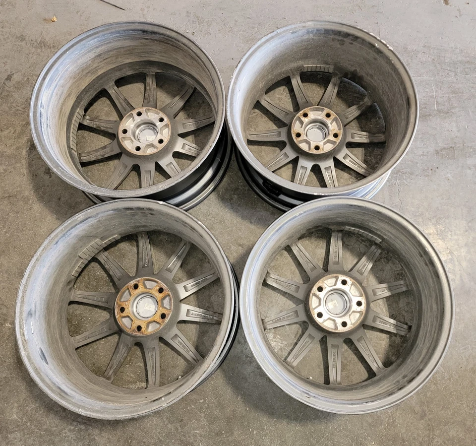 Liquid Metal 18x8 Four Wheel Rims Set From 2008 Scion xB - Image 4 of 4
