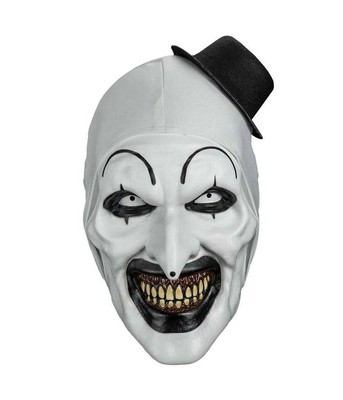 Terrifier Deluxe Art the Clown Overhead Plastic Mask - Morris Costumes