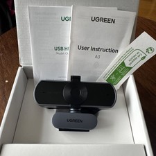 UGREEN USB Webcam - Full HD 1080P/30fps Webcam for PC, Webcam with Microphone