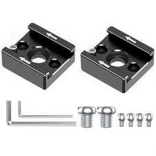 1/4" Thread Hole Cold Shoe Mount Adapter for Camera Rigs Cage Flash LED Monitor