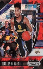 2020-21 Panini Prizm Draft Picks - Markus Howard #80 Red Ice Prizm (RC)