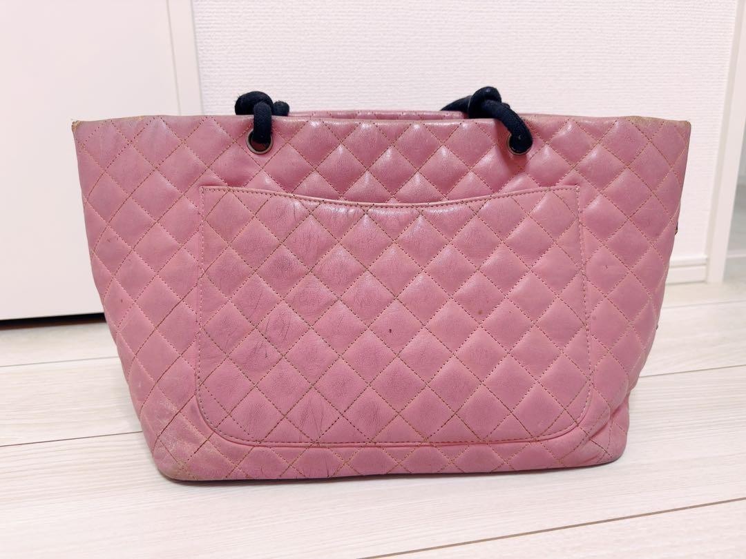 Chanel Cambon Ligne ダイヤモンドステッチ バケットバッグ CHANEL Cambon Ligne Diamond Quilted Tote Bag | COCOON