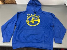 Women  s Medium Golden State Warriors The City Pullover Hoodie Blue