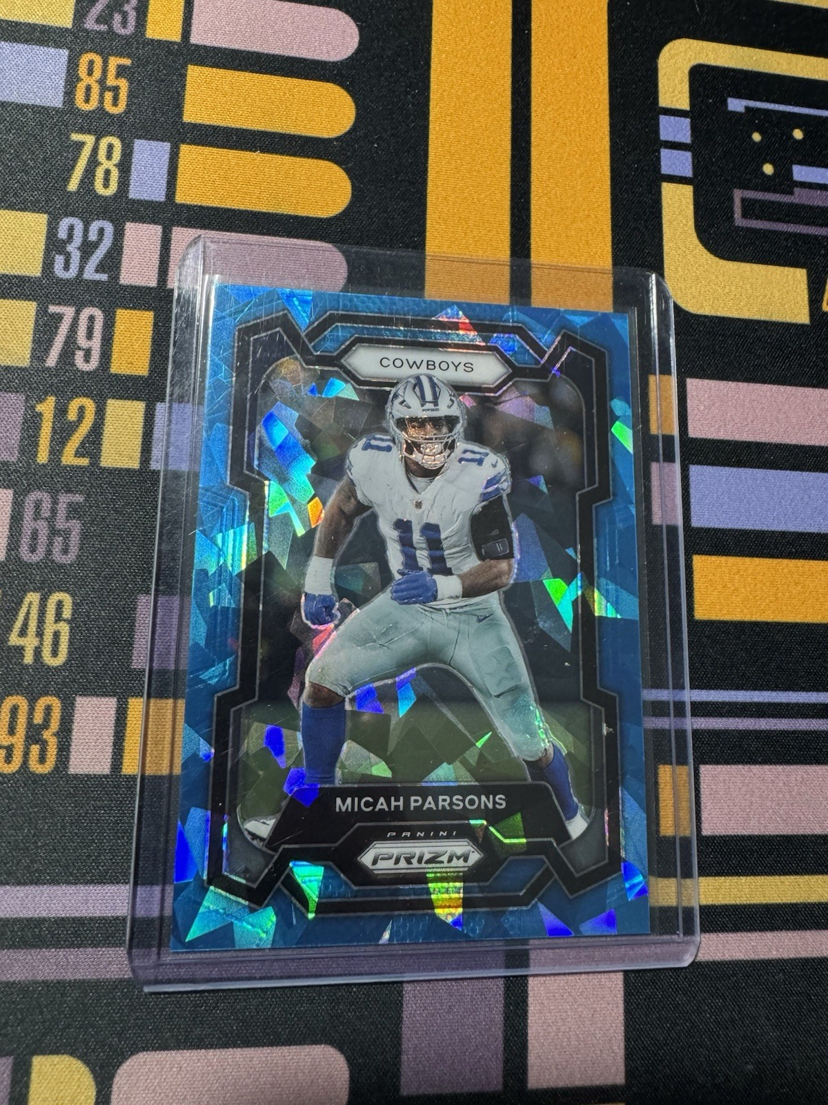 2023 Panini Prizm Blue Ice Prizm /99 Micah Parsons #78