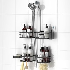 Adjustable Shower Caddy Hanging Rustproof Shower Caddy for Handheld Showerheads